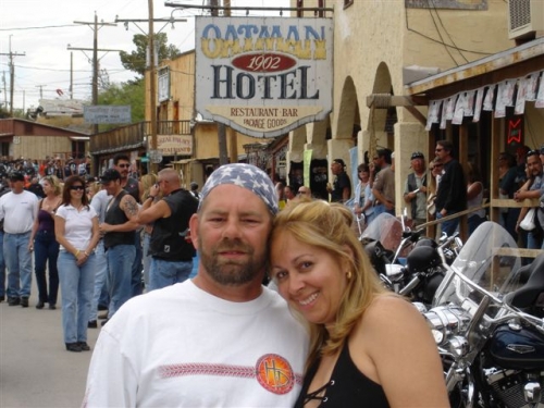 Oatman, Az during the Laughlin River Run