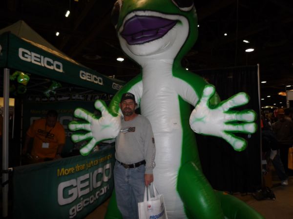 Me and the Geico Lizzard