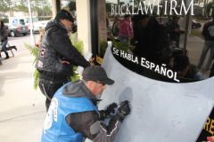 Signing of the Hood in memory of...