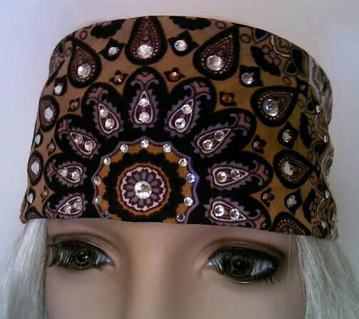 Brown India Designed Bandana