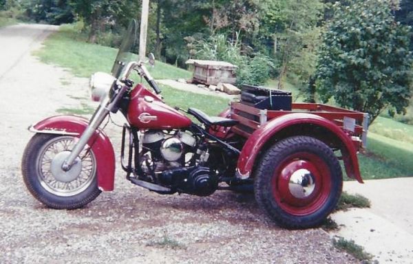 1960 Harley &#039;45 Flathead Servicar