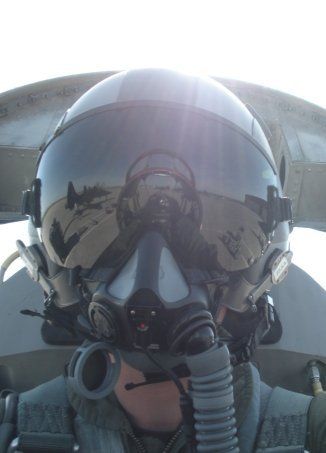 Shane in a T-38 Columbus, AFB