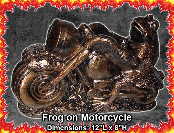 Frog on Motorcycle