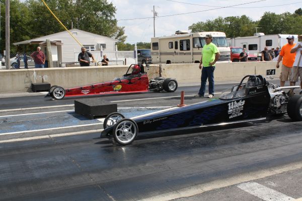 My 2 younger boys racing