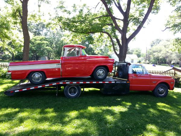 two old trucks