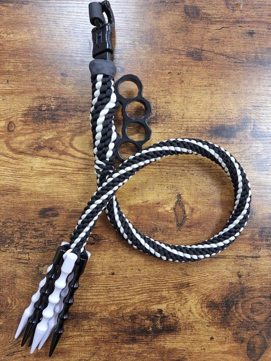 Paracord Motorcycle Whip with Havoc Spikes