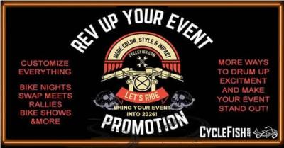 CycleFish Motorcycle Event Promotion is Even Better!