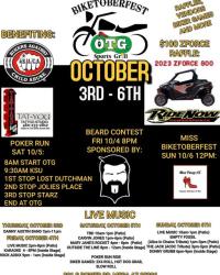 2024 BIKETOBERFEST - 0CTOBER 3RD-6TH - MESA, AZ