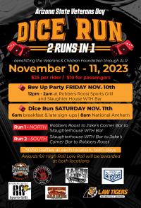 Arizona State Veterans Day Dice Run The Big One