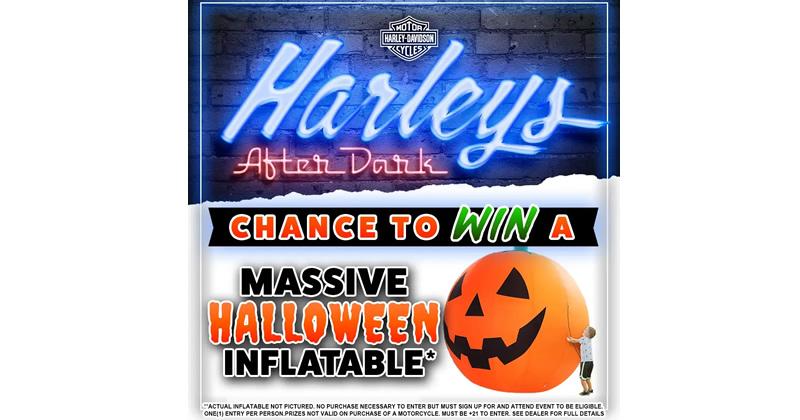 Harleys After Dark