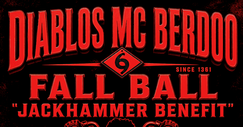 FALL BALL - Jackhammer Benefit - DIABLOS MC BERDOO