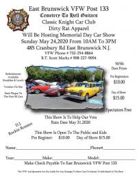 East Brunswick VFW- CANCELLED