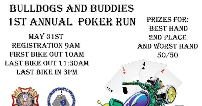Bulldogs and Buddies 1st Annual Poker Run