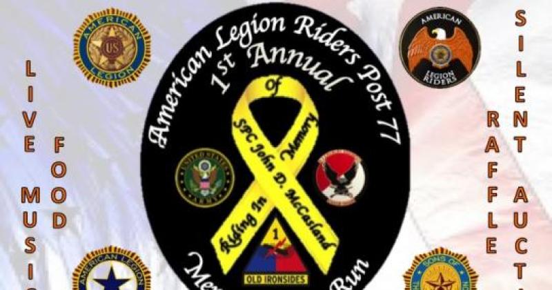 American Legion Riders Post 77 1st Annual Memorial Dice Run