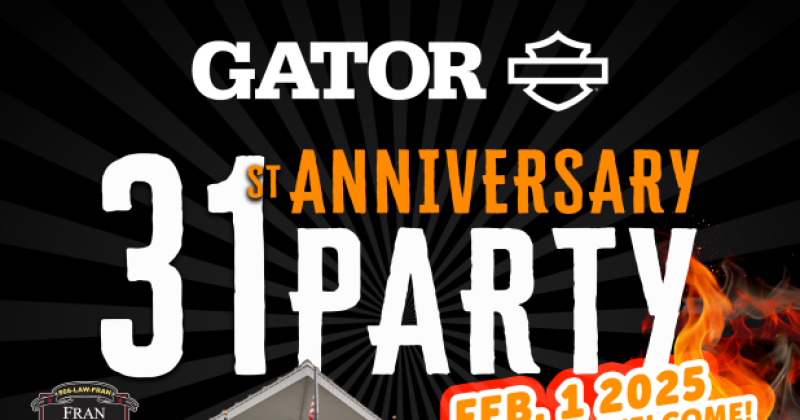 Gator H-D 31st Anniversary Party