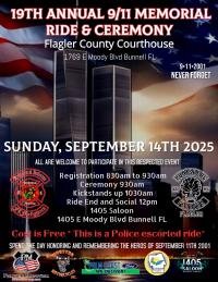9/11 Memorial ride and ceremony