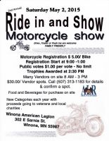 2nd Annual Ride in and Show motorcycle show 