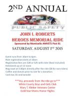 John I Roberts Heroes Memorial Ride