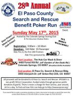 28th Annual El Paso County Search and Rescue Benefit Poker Run