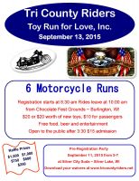 Tri County Riders Toy Run for Love, Inc.