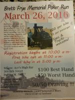 Brett Frye Memorial Poker Run