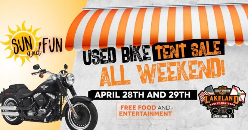 Used Bike Tent Event