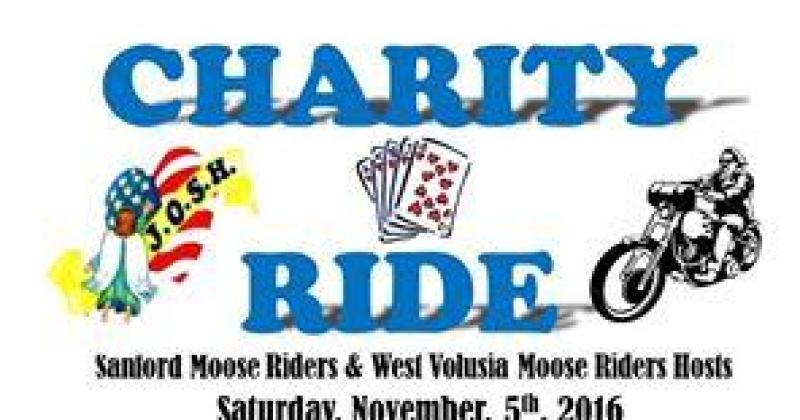 Sanford & West Volusia Moose Riders Charity Ride for Just Our Soldiers' Helpers (J.O.S.H.)