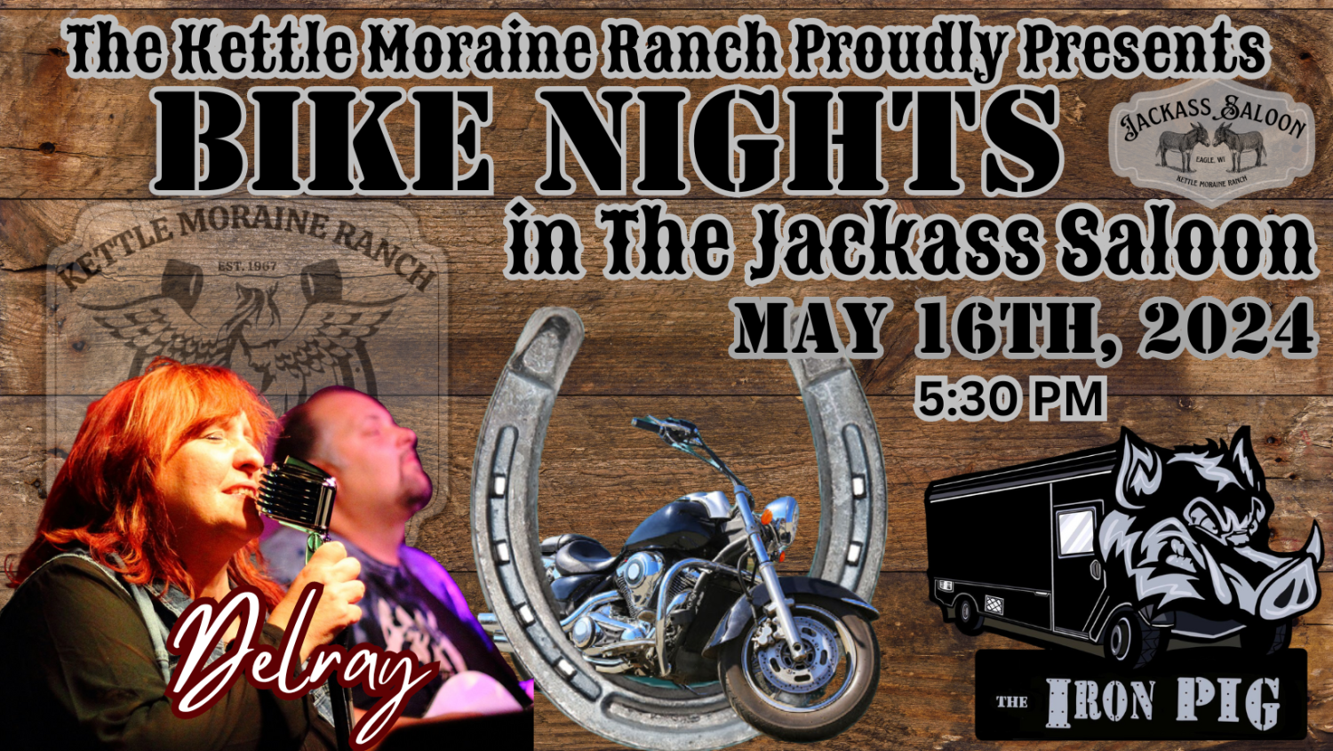 BIKE NIGHT IN THE JACKASS SALOON