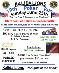 Kalida Lions Poker Run