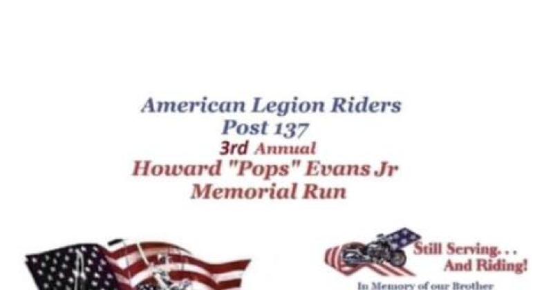 3rd Annual Howard "Pops" Evans Memorial Ride