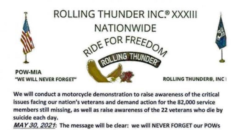 Rolling Thunder Ride for Freedom XXXIII, OHIO