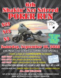 6th Shakin' Not Stirred Poker Run for Parkinson's Disease