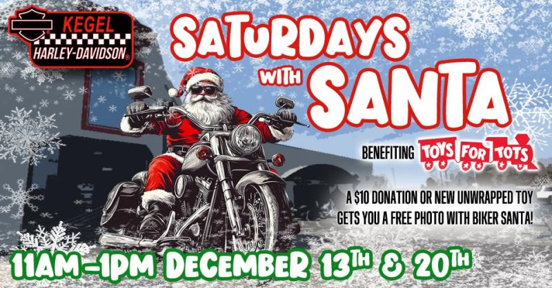 Saturdays with Santa at Kegel Harley-Davidson 