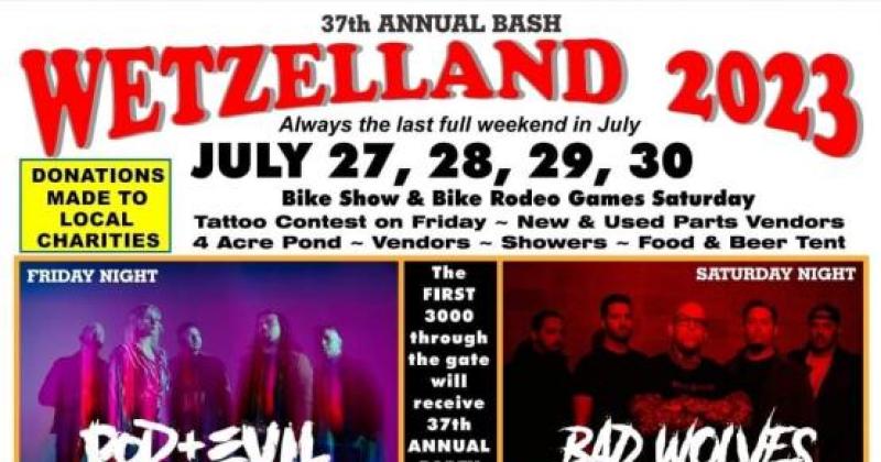 Wetzelland 2023 Bike Bash