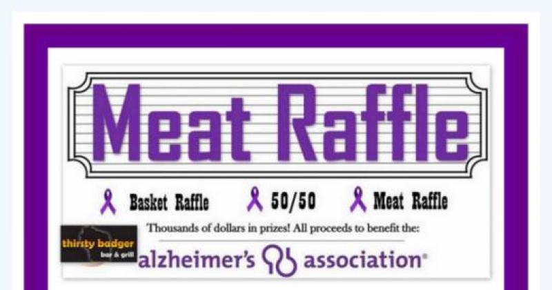 Meat Raffle To End Alzheimer's 