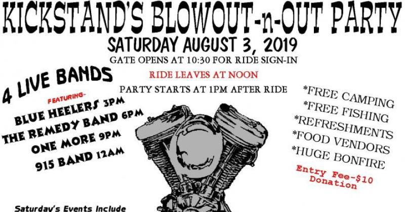 Kickstand's BlowOut-n-Out Party