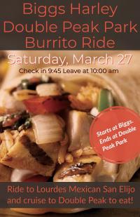 Double Peak Park Burrito Picnic Ride