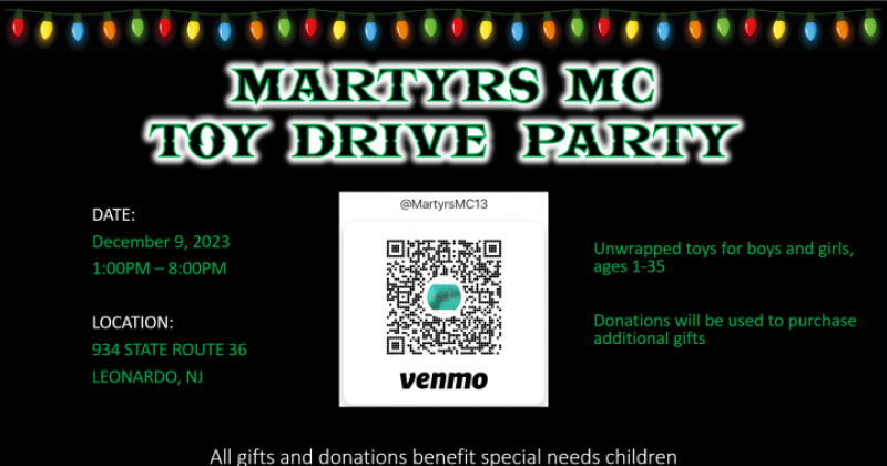 Martyrs MC Christmas Toy Drive