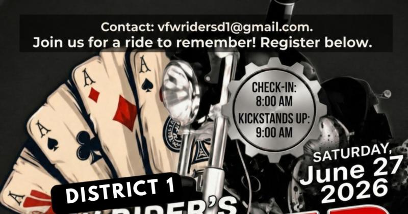 VFW RIDERS DISTRICT 1 POKER RUN