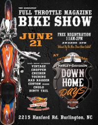 Full Throttle Down Home Days Bike Show