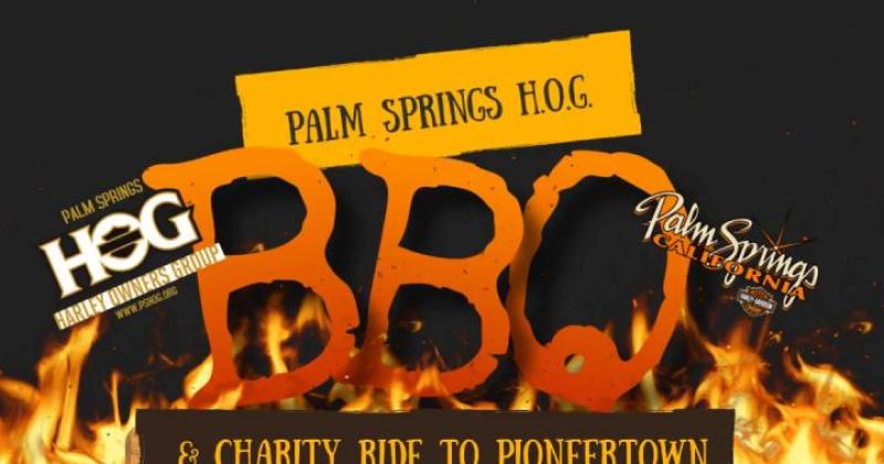 Palm Springs H.O.G. charity ride & BBQ 