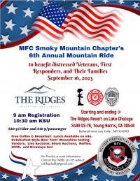 MFC Smoky Mountain's 6th Annual Mountain Ride