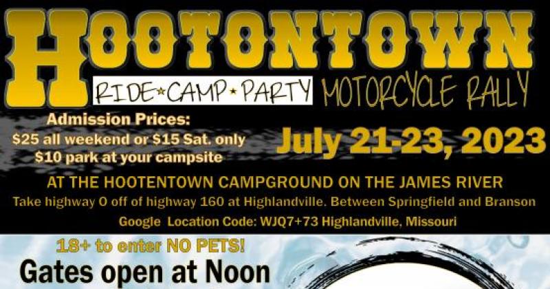 Hootontown Motorcycle Rally  2023