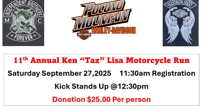 11th Annual Ken TAZ Lisa Motorcycle Run