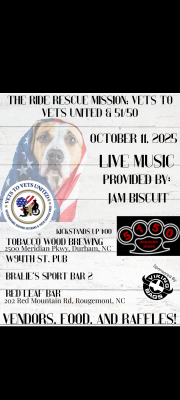The Ride Rescue Mission: Vets to Vets United and 51/50