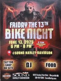 5th Annual Friday The 13th Bike Night