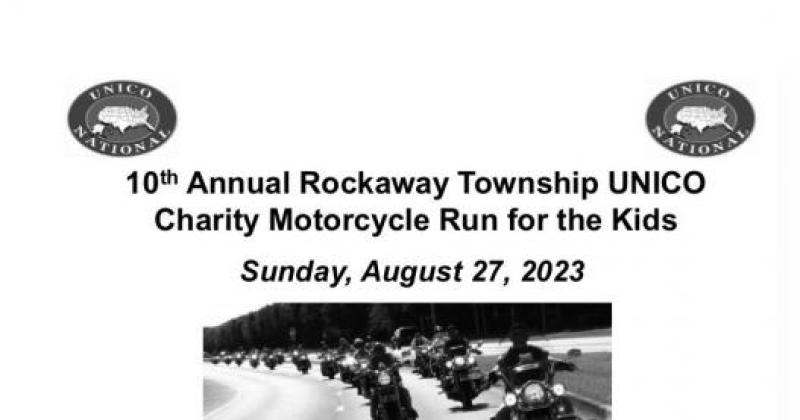 10th Annual Rockaway Township UNICO Charity Motorcycle Run for the Kids