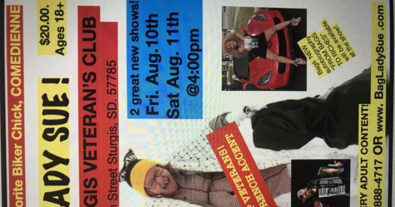 Bag Lady Sue Comedy helps Vets!