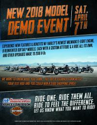 H-D 2018 Model Demo Event