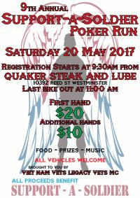 9th Annual Support-A-Soldier Poker Run